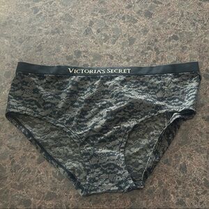 Six pairs of Victoria's Secret Black and Gray Panties NWT